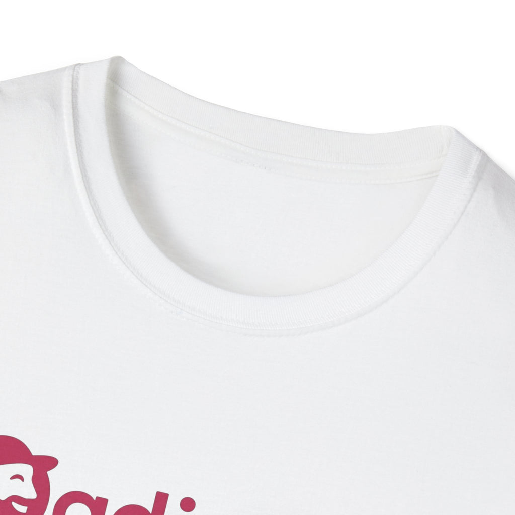 T-Shirt — adjokes Logo Front & “Undiagnosed But Something Ain’t Right” Back